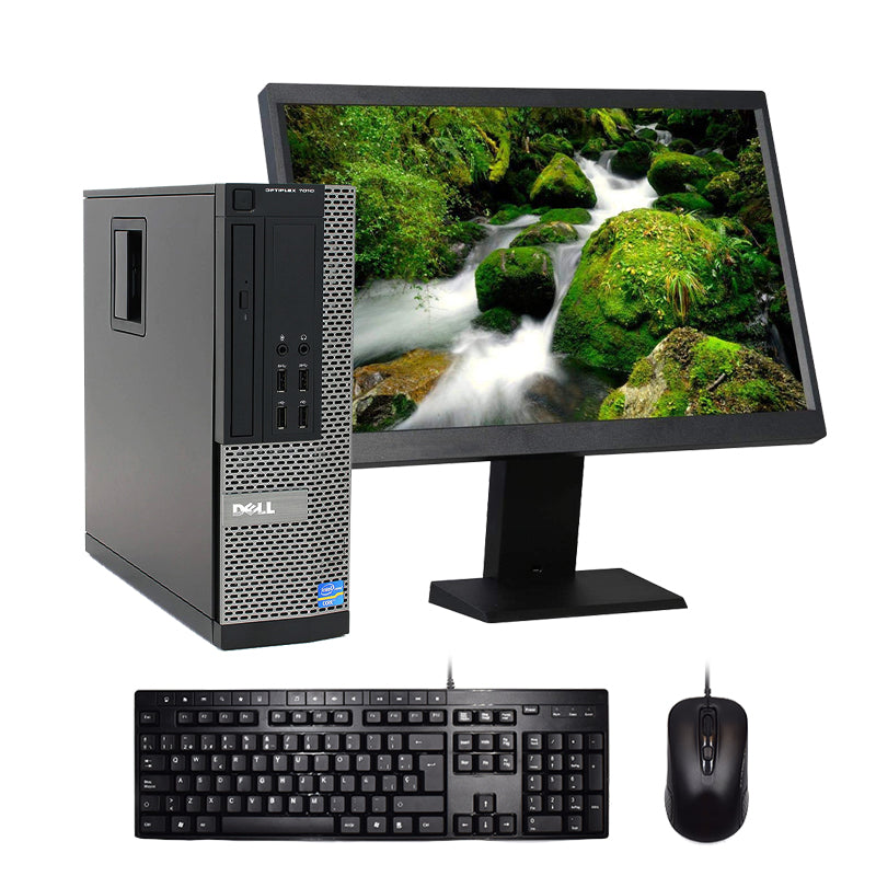 Desktop PC Bundle – Intel Core i5 + 22” Monitor + Keyboard & Mouse – Windows 10 Pro