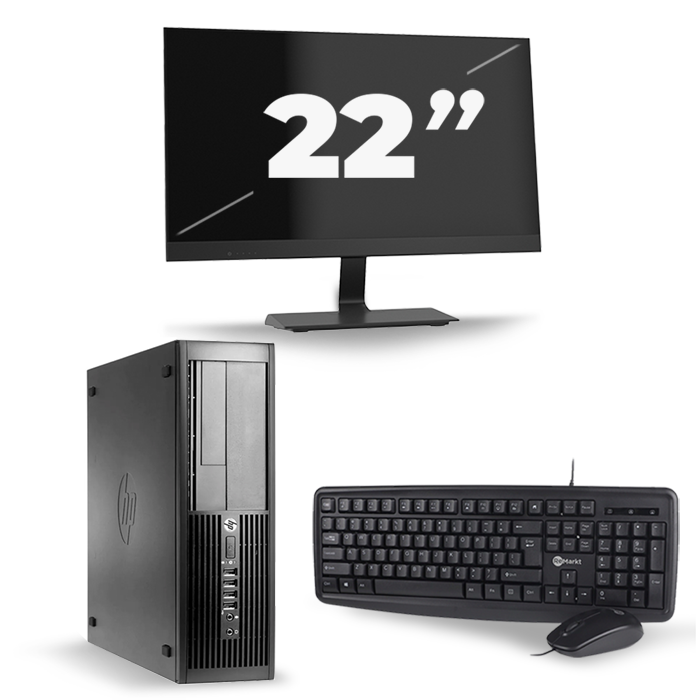 Desktop PC Bundle – Intel Dual Core + 22” Monitor + Keyboard & Mouse – Windows 10 x32 Bit