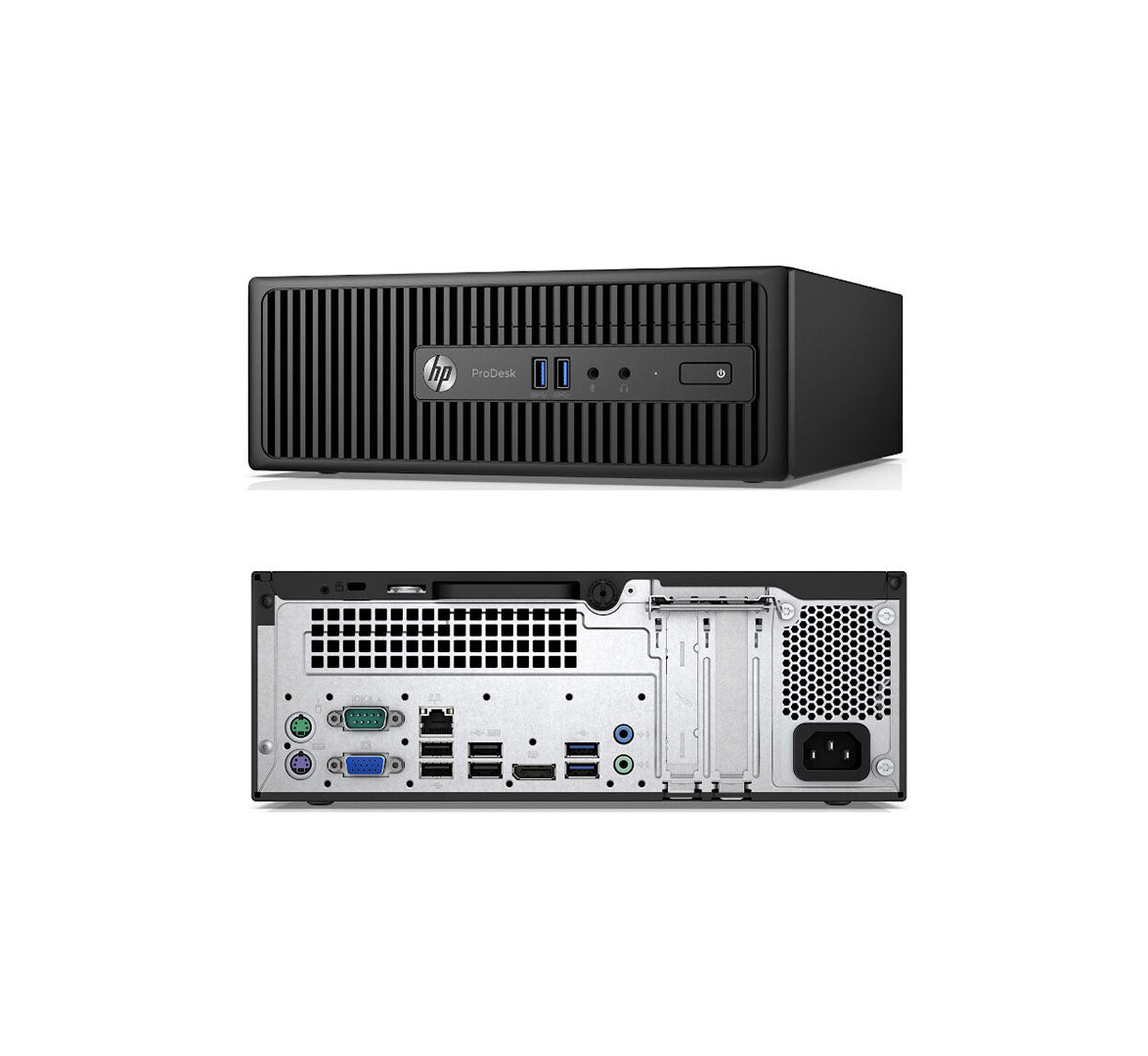 HP 400G3 PC 1000GB HDD - 8GB DDR4 - Intel dual core - windows 11 pro 1TB - desktop