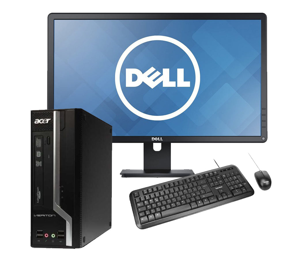 Budget Dual Core Bundle – 22" Monitor HD, Win 10
