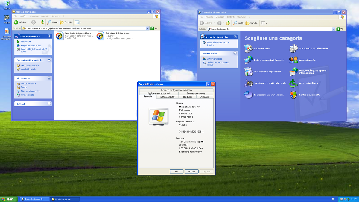 HP desktop Intel Dual Core, 4GB ram, 500 Hdd (Windows XP 32-bit, 4GB RAM, RS232)