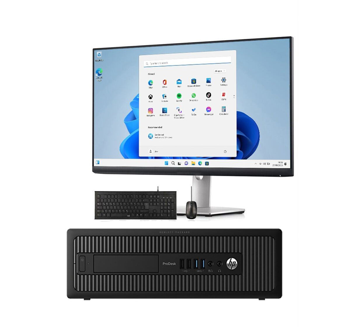 DESKTOP PC BUNDLE, Intel Core i7 – 24" FHD Monitor, Win 11 Pro